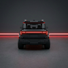 black off road suv brick model rear view rugged design